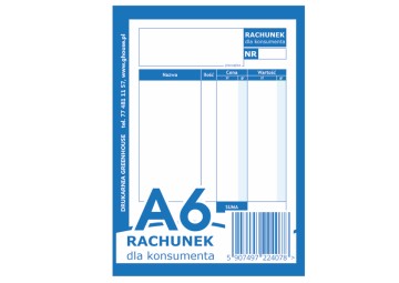 Rachunek dla konsumenta  A6