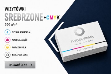 Wizytówki premium – złocenie i srebrzenie
