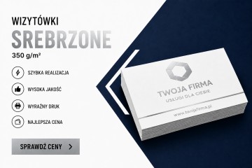 Wizytówki premium – złocenie i srebrzenie