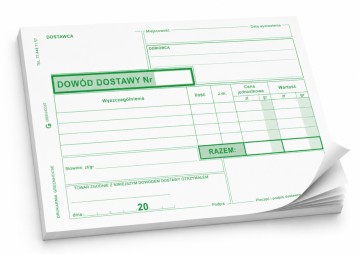 KLON ASORTYMENTU DOWÓD DOSTAWY  A6