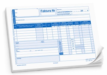 FAKTURA DLA PROWADZĄCYCH  działalność W CENACH NETTO  A5