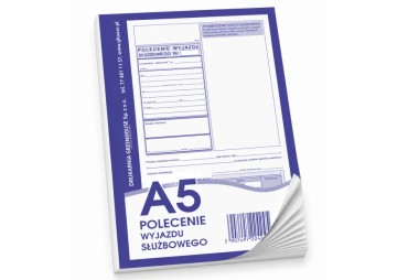 Polecenie wyjazdu służbowego A5