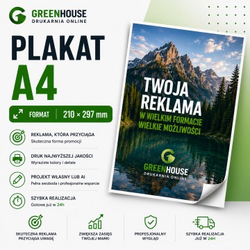 Plakaty A4 – druk plakatów