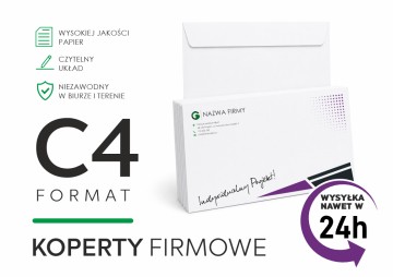 Koperty firmowe C4 z nadrukiem (1)