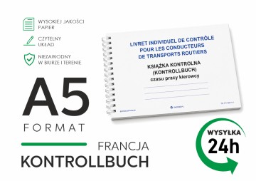 książka kontrolna, kontrollbuch, książka czasu pracy kierowcy, druk kontrollbuch, książka kierowcy, druki transportowe, ewidencja czasu pracy kierowcy, książka kontrolna kierowcy, drukarnia GreenHouse, transport międzynarodowy (1)