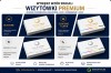Wizytówki premium ze złoceniem i posrebrzaniem