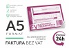 Faktura dla podatników zwolnionych z VAT Bloczki samokopia