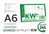 mini: Dowód wypłaty KW A6 Tanio Bloczki kasowe samokopiujące (1)
