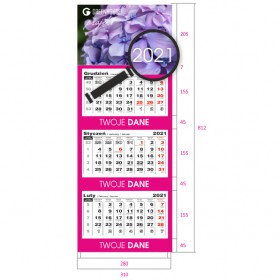 Kalendarz będzie Twoją reklamą przez cały rok!