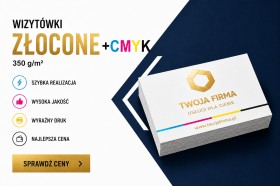 Wizytówki premium – złocenie i srebrzenie