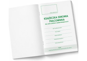 Książeczka zdrowia pracownika do celów sanitarnoepidemiologicznych. Wysoka jakość wykonania, atrakcyjna cena i szybka wysyłka.
