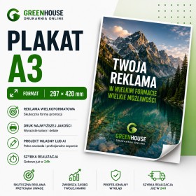 Plakaty A3 – druk plakatów