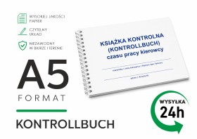 Obrazek dla: książka kontrolna, kontrollbuch, książka czasu pracy kierowcy, druk kontrollbuch, książka kierowcy, druki transportowe, ewidencja czasu pracy kierowcy, książka kontrolna kierowcy, drukarnia GreenHouse, transport międzynarodowy
